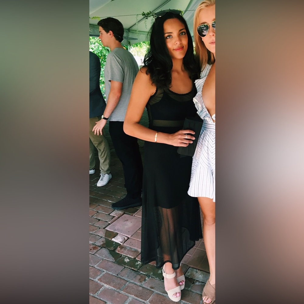 NBD’s Abigail midi sheer dress